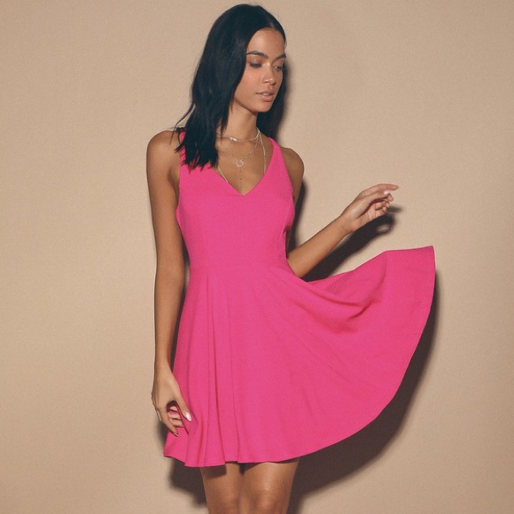 Hot Pink Dress